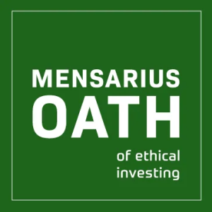 Mensarius Oath logo - Ethical code of conduct for venture capitalists